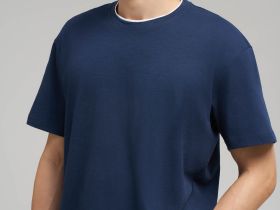 Футболка свободного кроя из джерси