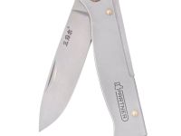 Складной нож SanRenMu Partner РТ711-SF, сталь 12C27, рукоять сталь, серебристый