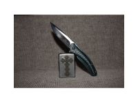 Складной нож CRKT Ripple 2 Blue, сталь Acuto 440, рукоять нержавеющая сталь