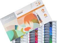 Набор гуаши Dmast 24 тубы по 12 мл в картонной упаковке