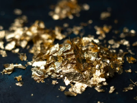 Поталь Малевичъ в хлопьях, золото, 3 г