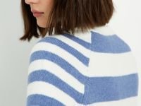 Джемпер прямого силуэта с шерстью