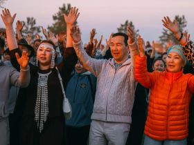 Встреча солнца на Ысыахе Туймаады в Якутске: как это было