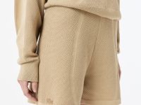 Женские рельефные шорты Lacoste из смеси хлопка