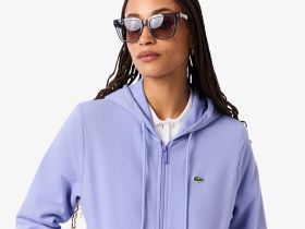 Женская толстовка Lacoste из органического хлопка