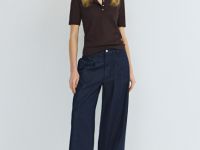 Футболка с вырезом "Хенли", Коричневый