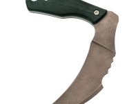 Нож Barmaley Knives Грим, сталь AUS-10Co, рукоять Микарта, зеленый