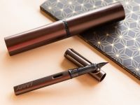 Ручка перьевая LAMY 090 lux, M pvd,Marron