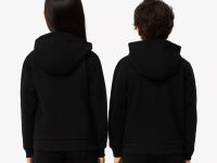 Детская флисовая толстовка Lacoste на молнии с капюшоном