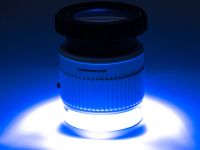 Лупа 15х с подсветкой, диаметр линзы 30 мм