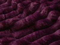 Плед Soft strip, слива