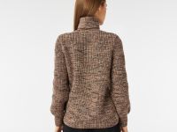 Женский шерстяной свитер Lacoste с высоким воротом