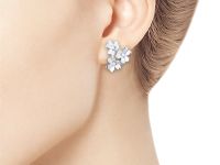 Серьги из белого золота с бриллиантами э0901сг03185300