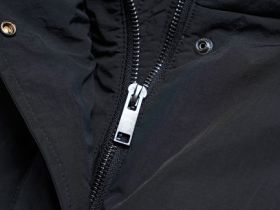 Пуховик для девочек, Черный