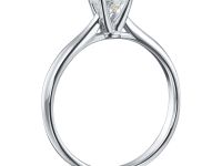 Кольцо из белого золота с бриллиантом э4701кц11210862