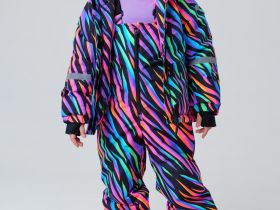 Комплект текстильный с полиуретановым покрытием для девочек: куртка, полукомбинезон