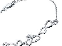 Браслет из серебра с бриллиантами э0601бр07153200