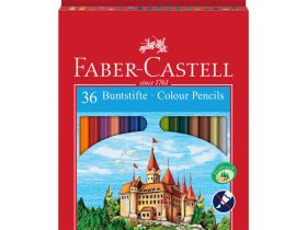 Набор карандашей цветных Faber-castell Eco "Замок" 36 цв + точилка в картоне