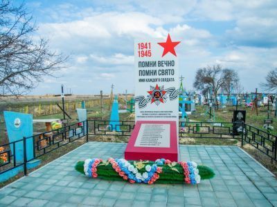 Братская могила советских воинов, погибших в период Сталинградской битвы