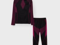 Термокомплект трикот. для девочек: фуфайка с длин. рук, брюки укороченные для эпизод. использования