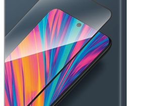 Защитное стекло BoraSCO для Infinix Hot 60 Pro с чёрной рамкой