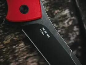 Складной нож Mr.Blade Hellcat blackwash сталь VG-10, рукоять Red G10