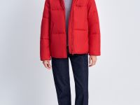Утепленная куртка прямого кроя