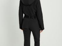 Горнолыжный комбинезон с капюшоном приталенного силуэта