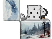 Зажигалка ZIPPO Frozen Valley с покрытием 540 Matte, латунь/сталь, разноцветная, матовая, 38x13x57 мм