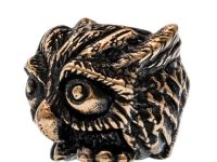 Бусина для темляка Филин, бронза