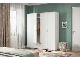 Распашной шкаф Стелла 4.1-180x200 Белый