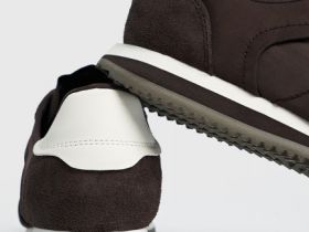 Кроссовки из натуральной замши, Коричневый