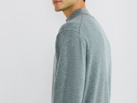 Джемпер из пряжи с шерстью, Серый