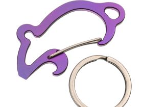 Карабин-мультитул Sanrenmu CZ01U, алюминий, фиолетовый