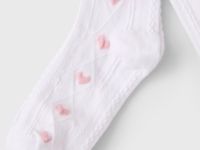 Белые колготки с жаккардовым узором для девочки Глория Джинс