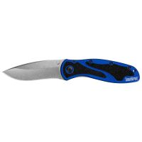 Полуавтоматический складной нож Kershaw Blur, сталь 14C28N, рукоять алюминий/trac-tec, синий