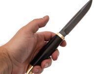 Нож Финка Титан разборная, сталь 65Г, граб