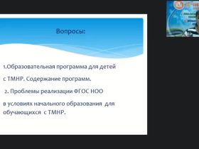 Вебинар «Реализация образовательной программы для детей с тяжелыми и множественными нарушениями в развитии»
