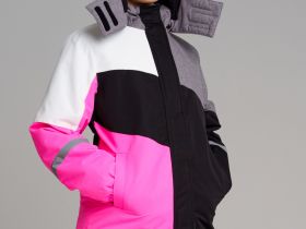 Куртка текстильная с полиуретановым покрытием для девочек