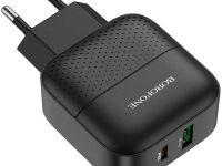 Зарядное устройство Borofone BA46A Premium USB/USB-C 18 Вт Чёрное