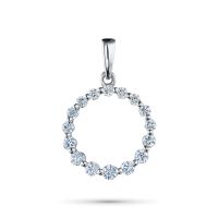 Классическая подвеска из серебра э0612пд06168100_white