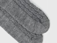 Носки из пряжи с шерстью, Серый