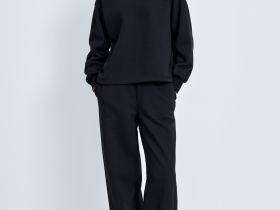 Толстовка из хлопка на резинке