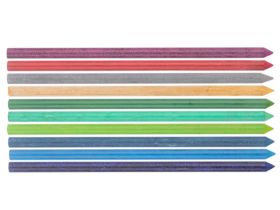Стержни цветные для цанговых карандашей KOH-I-NOOR "POLYCOLOR" D=3,8 мм, L=90 мм, 6 шт, желтый темны