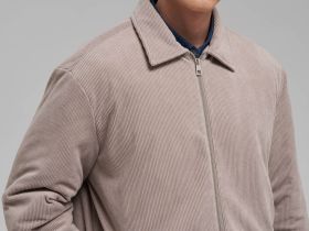 Утепленная куртка из вельвета