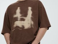 Футболка из хлопка с принтом