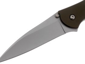 Полуавтоматический складной нож Kershaw Leek, сталь 14C28N, рукоять алюминий, хаки