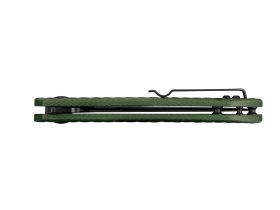 Нож складной Ruike P122-MG, сталь 14C28N, рукоять микарта, зеленый
