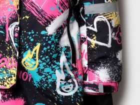 Комбинезон текстильный с полиуретановым покрытием для девочек