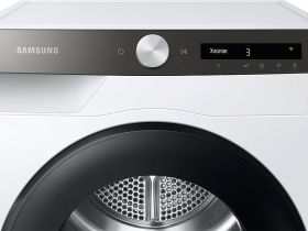 Сушильная машина Samsung DV90T5240AT/LP с интеллектуальной панелью, 9 кг белый
